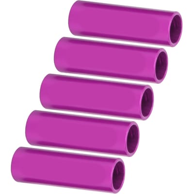 DUUTI 5 stuks 4mm Fietskabel Eindkappen Aluminiumlegering Rem Schakelkabel Tips Klemmen AderhulzenPaars paars