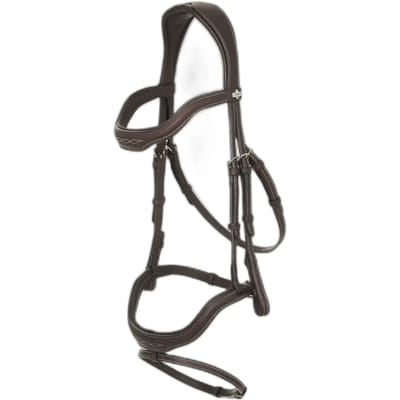 LeMieux Kudos Contour Flash Hoofdstel Full Bruin