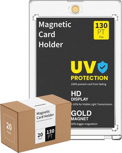 Magnetische Kaarthouders - Harde Sleeves - Kaarten Beschermen - 130pt Dikte - 2.5 x 3.5 Inch - Wit