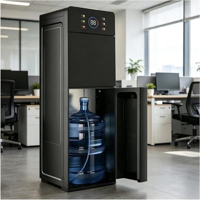 Heetwaterdispenser - Waterkoeler Dispenser - Direct Water Tappen - Digitale Temperatuurweergave - 5 Temperatuur Instellingen - Zwart