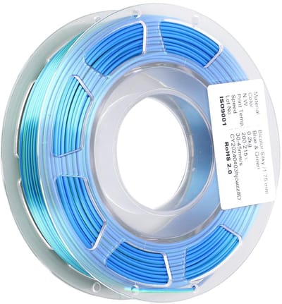 Dailygoods- PLA Filament 1,75 mm - Unieke Glanzende Textuur - Silk PLA - Hoge Sterkte - Kleurveranderingen - 200g Spoel - 3D Print Filament