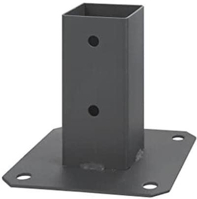 Opschroefhuls voor houten palen - 70 x 70 mm - duurzame paaldrager en grondanker
