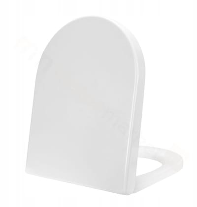 Zitten met Cover Omnires Ottawa Comfort - Soft Close, Wit