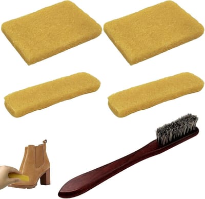 Set van 4 Gumwrijven, 2.4 x 8.2 x 1 cm en 5 x 7 x 1 cm, Rubber Gum voor het Verwijderen van Lijm, Resten en Vlekken van Papier en Kunstwerken