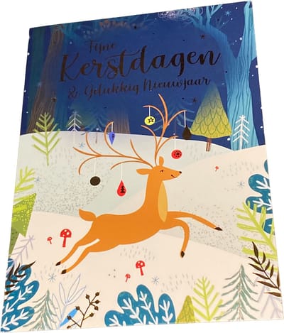 Belgian Greetings Luxe Kerstkaarten - 10 Stuks - 2 Verschillende Soorten - Met Folie en Enveloppen
