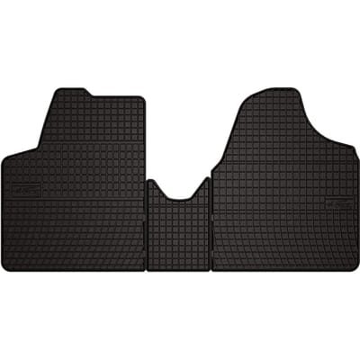 Wielganizator SolidPRO Serie - Auto Rubbermatten - Zwart - Speciaal Voor Citroen Jumpy II (2007-2016)