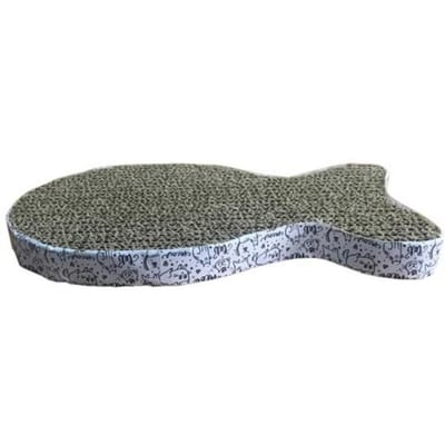 Cat Scratcher Milieuvriendelijk compact golfpapier Cat Scratching Pad met hogere dichtheid voor gezinnen Fish*