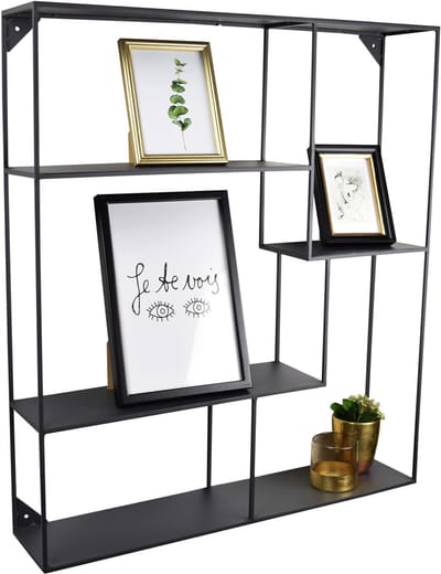 LOFT42 Wally Wandrek Vierkant Zwart - Metaal - 80x70x15
