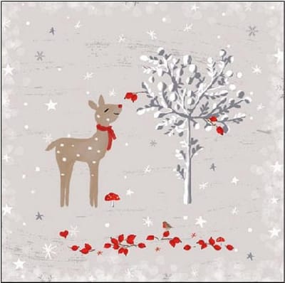 Ambiente Servetten Sniffing Deer 33cm 20 stuks