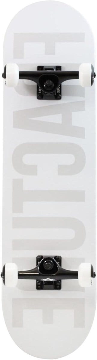 Compleet Skateboard - Outdoor Board - Straatgebruik - 7-laags Esdoorn - 8 inch breed - Wit