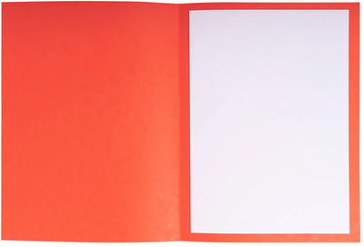 Exacompta 5x Pak van 25 pleidooimappen Voor/tegen versterkt karton 25x32cm - Rood - 220105E