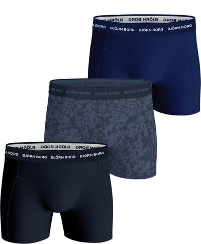 Björn Borg Cotton Stretch boxers - heren boxers normale lengte (3-pack) - multicolor