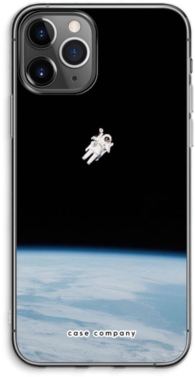 Case Company® - Hoesje geschikt voor iPhone 11 Pro Max hoesje - Alone in Space - Soft Cover Telefoonhoesje - Bescherming aan alle Kanten en Schermrand