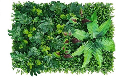 Kunstgras Paneel - Decoratie Grasmat - Wand Decoratie - Realistisch Uiterlijk - 40 x 60 cm - Groen