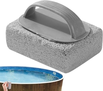 Puimsteen Zwembadreiniger - Reinigingssteen Zwembad - Zwembad Onderhoud - Met Handvat - 89 x 69 x 49 cm - Niet gespecificeerd