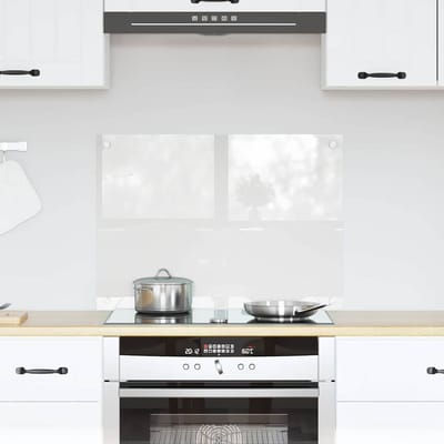 vidaXL - Keukenachterwand - Transparant - 70 - x - 50 - cm - gehard - glas