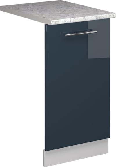 Vicco Fame-Line Vaatwasserfrontpaneel – 45 cm, WB Marmer Donkerblauw hoogglans