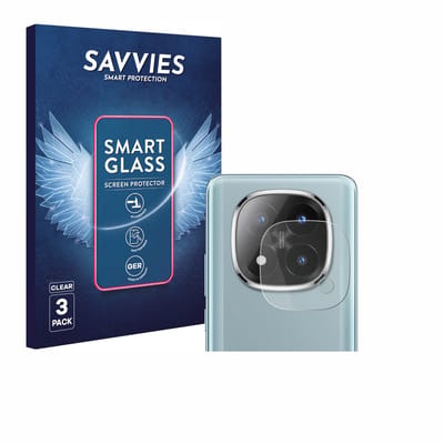 3 Stuks Savvies Screenprotector - geschikt voor Xiaomi Redmi Note 14 Pro Plus (ALLEEN Camera Lens) - beschermfolie glas transparant