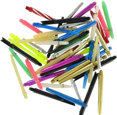 Dart shafts assortiment  30 stuks diverse soorten en maten 10 set