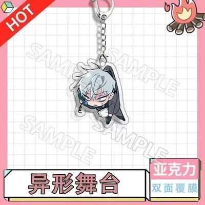 Populaire Anime ALIEN STAGE Sleutelhangers Hanger Autosleutelhangers Acryl MIZI SUA TILL IVAN HYUNA LUKA Fans Cosplay Accessoires Cadeaus white