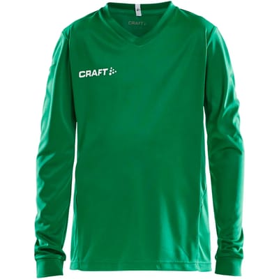 Craft Squad Jersey Solid LS Jr 1906886 - Team Green - 122/128
