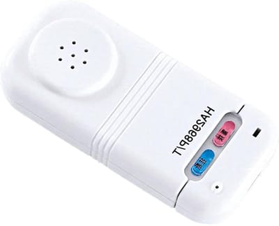 Vaste Lijn Telefoon - Huistelefoon Bureau - Thuis Bellen - Intrekbaar Snoer - Compact - Wit Rood