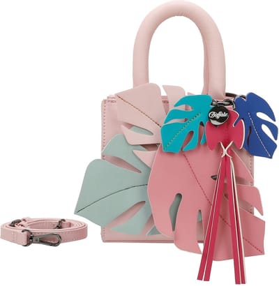 BUFFALO Handtas Schoudertas Muse Boxy27 Crossbody Bag Bloom Roze