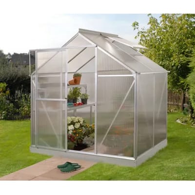 Vitavia Tuinkas Triton 2500 - Polycarbonaat 4mm - Aluminium - 198x131x207cm