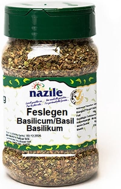 Nazile Basilicum Kruiden 2 x 60 Gram