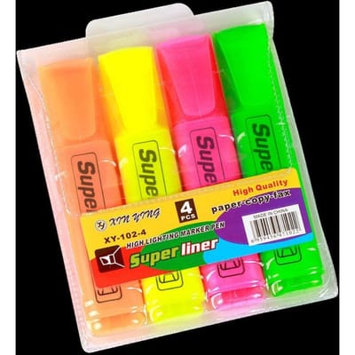 4/6 Kleuren Kleurrijke Markeerstiften Kunstmarkers Oblique Tekenen Fluorescerende Pen Markers Platte Vorm School Kantoorbenodigdheden green