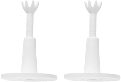 Dailygoods- Golf Tees Hoogte Verstelbaar - 2 Stuks - Rubber - Lichtgewicht - Herbruikbaar - Stabiele Basis - 8-Punts Kroontoppen - Golfballenhouder