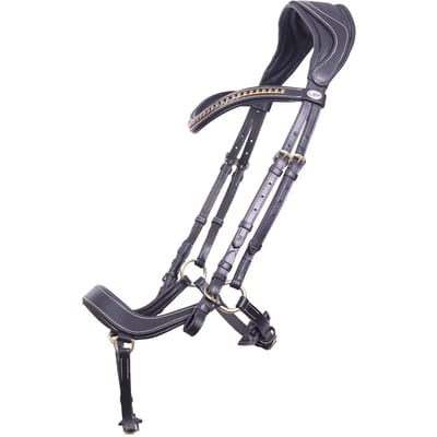 QHP - Hoofdstel Devi - Zwart - Cob