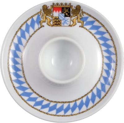 Compact Eierdopje - Eierdop met plank - Ontbijt Serveren - Stabiele Porseleinen Basis - 40.7 x 43.7 x 24.7 cm