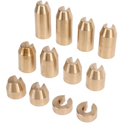 Poids d'équilibrage de rayons de roue en laiton Conception précise Résistant à l'usure Poids d'équilibrage de rayons de roue Recharge pour Super Moto Dual 12PCS beige