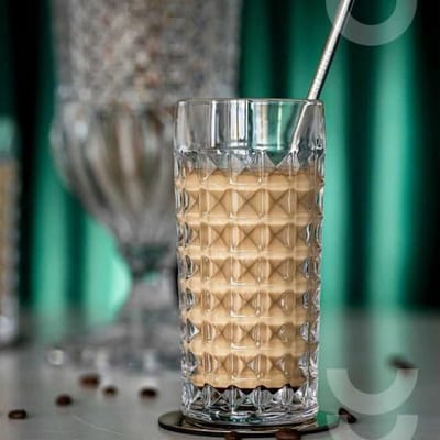 Longdrink waterglas DIAMOND - hoge kristallen glas - BOHEMIA KRISTAL - verpakking 6 stuks