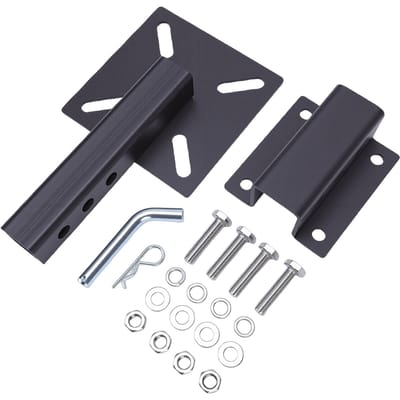 Plaque de Mors pour Support d'Attelage Acier Carbone Robuste Mors d'Établi pour Tuyau Treuil Gril