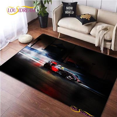 Raceauto Patroon Kleed voor Slaapkamer Woonkamer Tapijt voor Keuken Vloermatten Huisdecoratie Alfombra Kinderspel Antislip Vloerkussen Kleed 80*160cm
