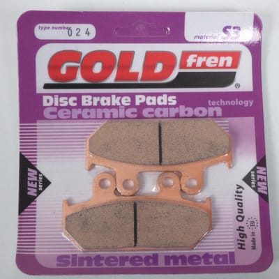 remblok goud fren voor motor honda 600 vt c chopper 1988 av nieuw