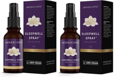Mindscopic - Sleepwell Spray - 2x 15ml - Melatonine - Goede Nachtrust