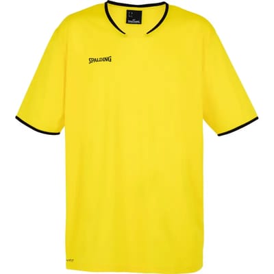 Move Shooting Shirt Korte Mouw Limoengeel/Zwart
