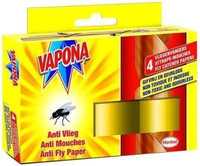 VAPONA Vliegenvangers - 4st
