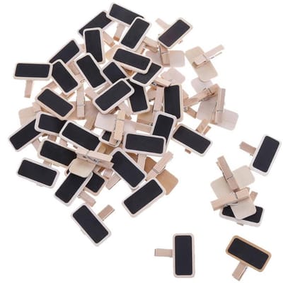 Memobord Klein Mini Bord Memobord,Houten Mini Schoolbord Bord Mini Schoolbord Clips,Als Tafeldecoratie Kaarthouder Naamlabels Bruiloftsdecoratie Voedsellabel