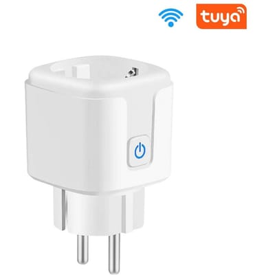 Smart WiFi-aansluiting EU Type E draadloze afstandsbedieningsaansluiting Oplaadadapter Smart Home-stopcontact EU Plug wit
