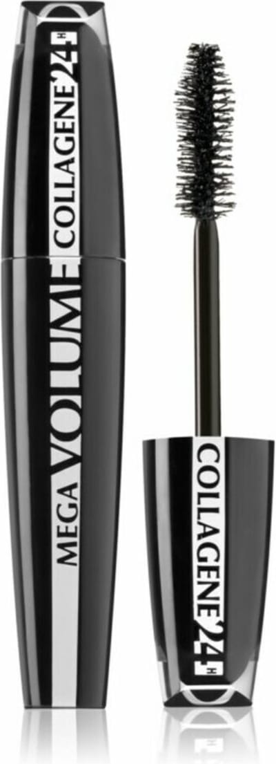 L'Oréal Mega Volume Collageen 24H Mascara Extra Black - 3 x - Voordeelverpakking