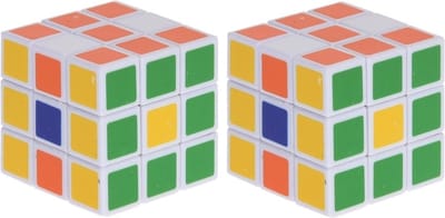 2x Magische kubus spelletjes 3,5 cm - Puzzels - Speelgoed