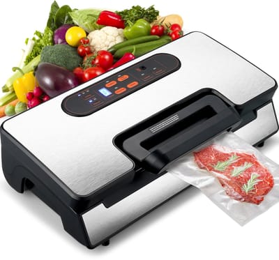 Jensaro Vacumeermachine - Vacuümmachine met Snijder en Vacuümzakken - Vacuüm Sealer - Voedsel Verpakkingsmachine - 90kPa - 130W