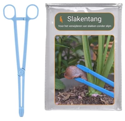 Slakkentang voor het Eenvoudig en Hygiënisch Verwijderen van Slakken uit uw Tuin