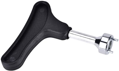 Dailygoods- Golf Schoen Spikes Moersleutel Ergonomisch - Handheld Spikes Verwijderaar - Duurzaam Onderhouds Gereedschap - Comfortabele Grip - Geschikt voor Standaard Spikes - Spikesleutel