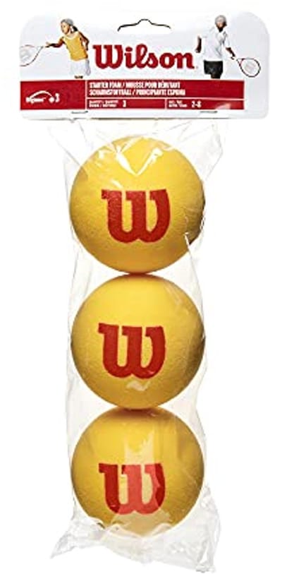 Zachte Tennisballen voor Kinderen - 3 Pack Schuimbal, Geel, EU