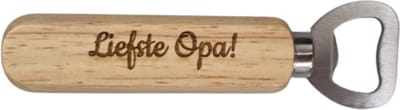 flesopener voor Opa - Opener - hout 9 x 3 cm